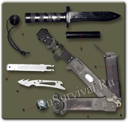 Нож выживания НВ 1-01